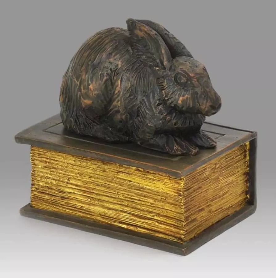 Rabbit on Book